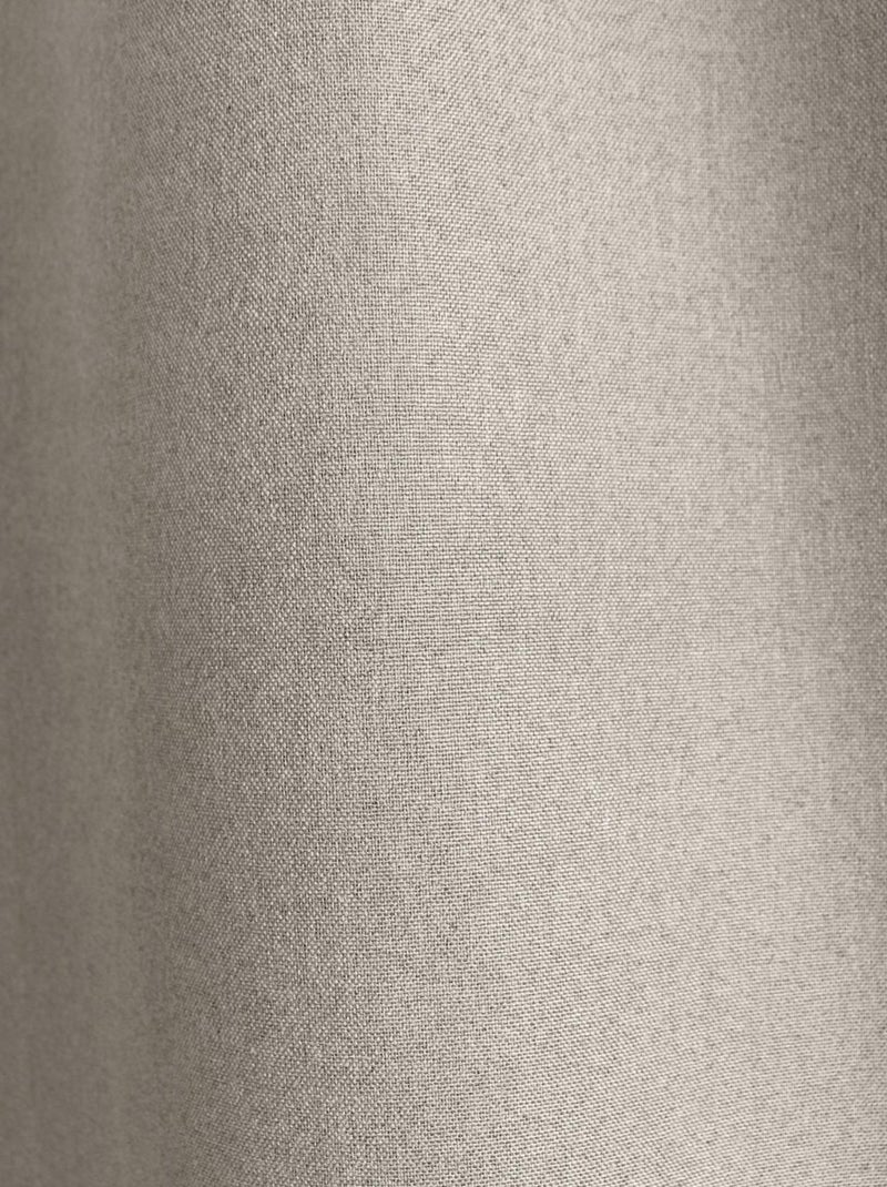 Cortina opaca efecto chambray Beige - Kiabi