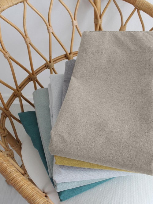Cortina opaca efecto chambray - Kiabi Cortina opaca efecto chambray - Kiabi