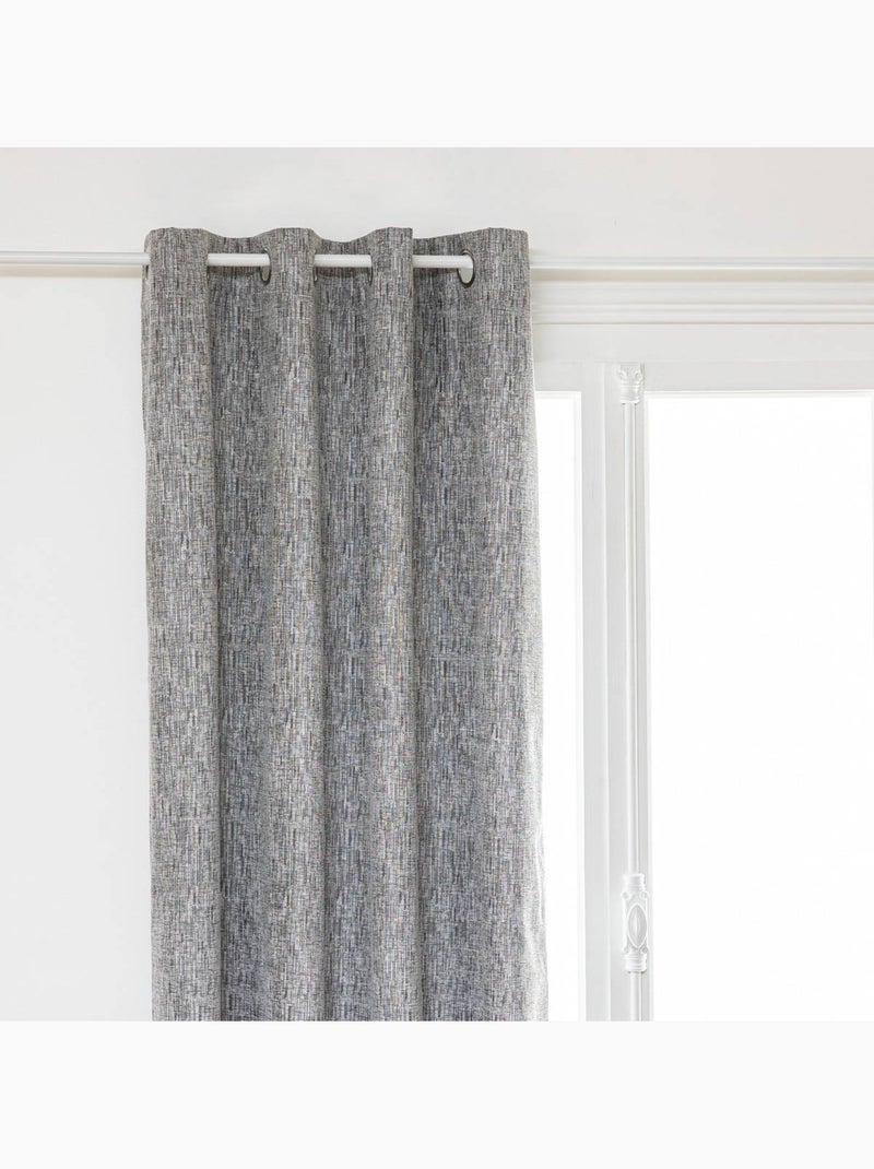 Cortina opaca gris pizarra 140x260cm Gris - Kiabi