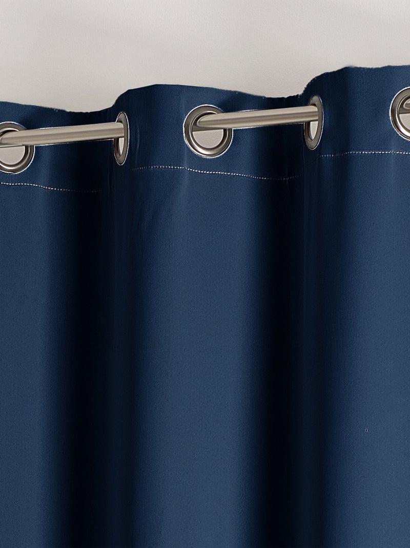 Cortina opaca ignífuga m1 Azul vaquero - Kiabi