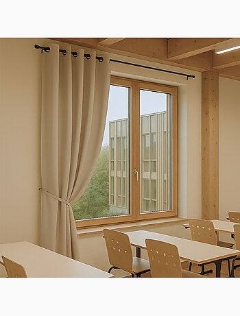 Cortina opaca ignífuga M1