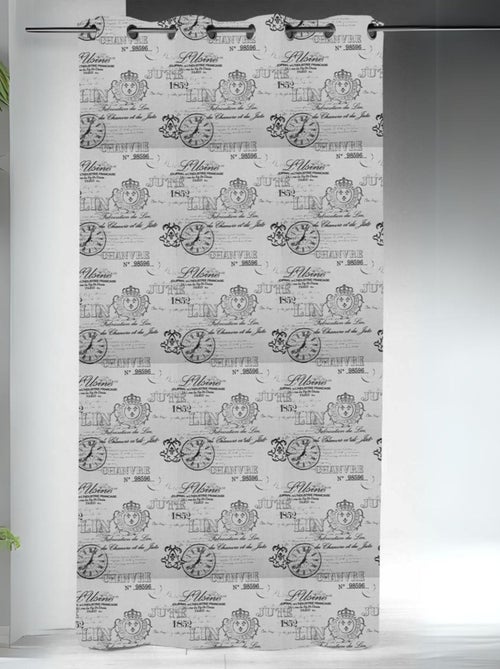 Cortina opaca impresión “fábrica” - Kiabi