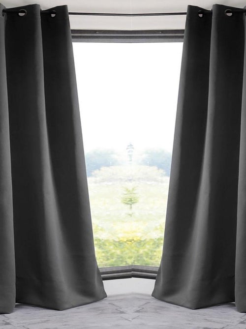 Cortina opaca lisa 210gr/m2 - Kiabi