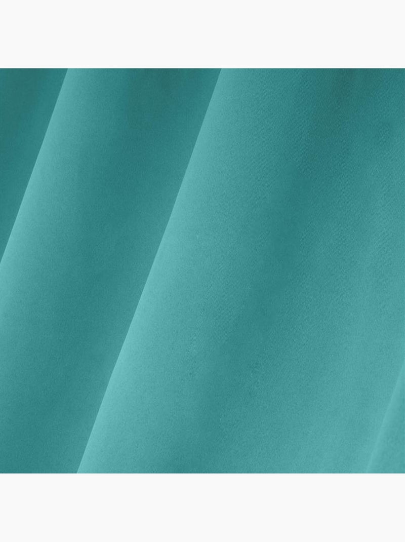 Cortina opaca lisa 210gr/m2 Azul celadón - Kiabi