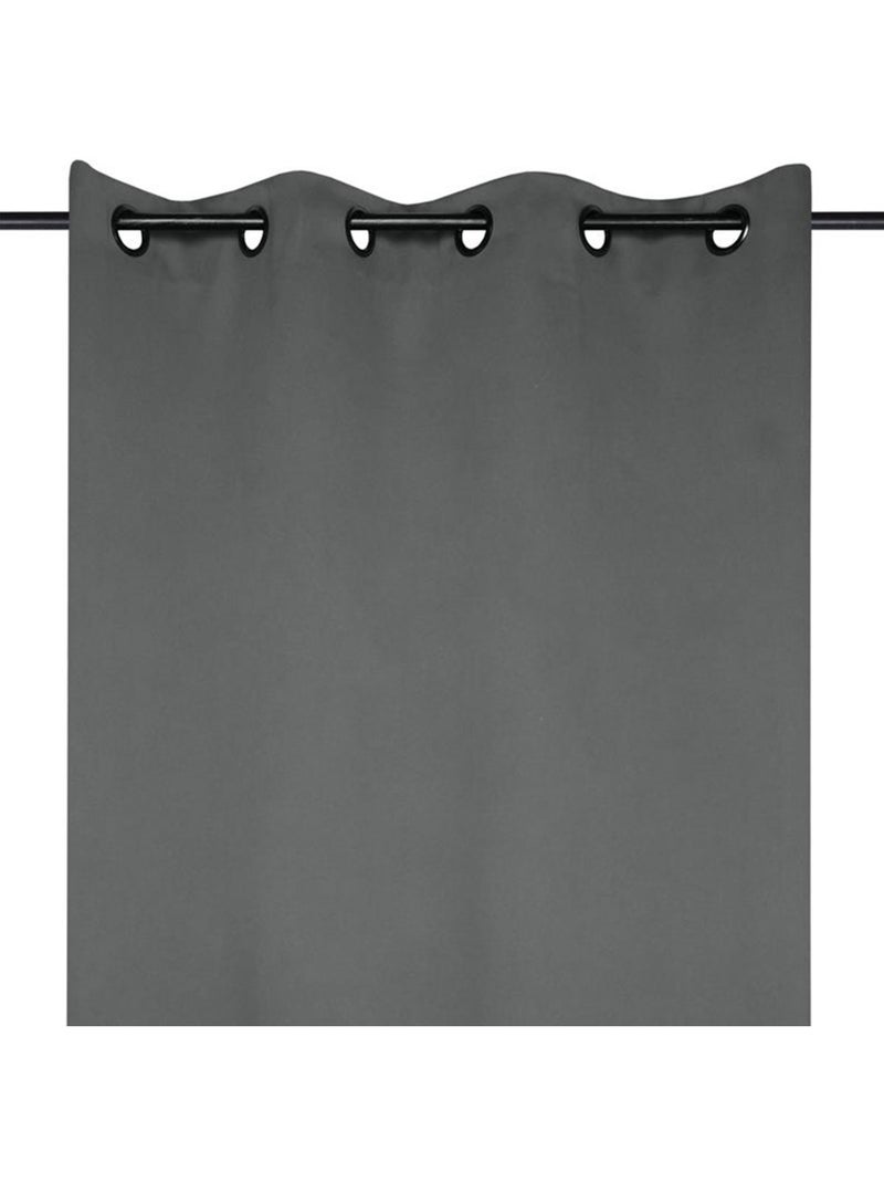 Cortina opaca lisa 210gr/m2 Gris antracita - Kiabi