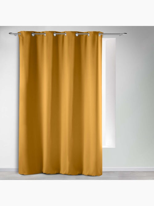 Cortina opaca lisa con ojales - Kiabi