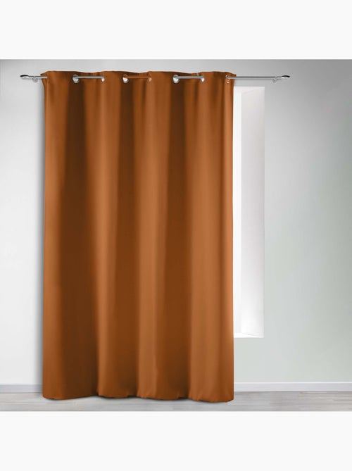 Cortina opaca lisa con ojales - Kiabi