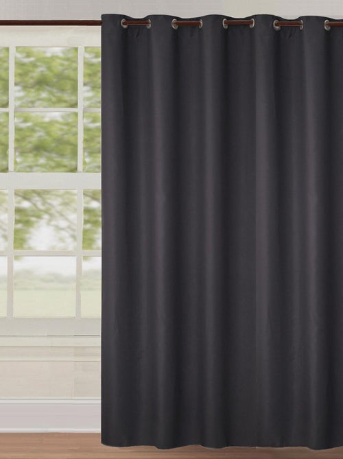 Cortina opaca lisa de gran anchura - Kiabi