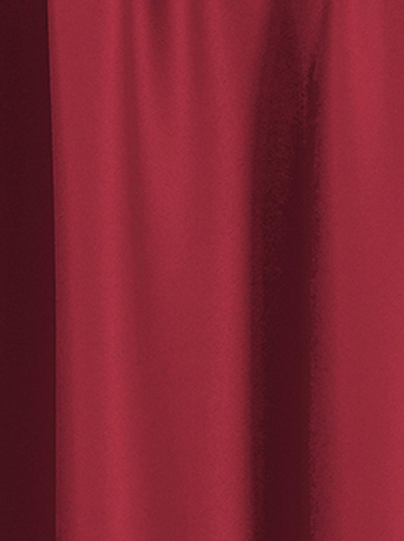 Cortina opaca lisa de gran anchura Rojo - Kiabi