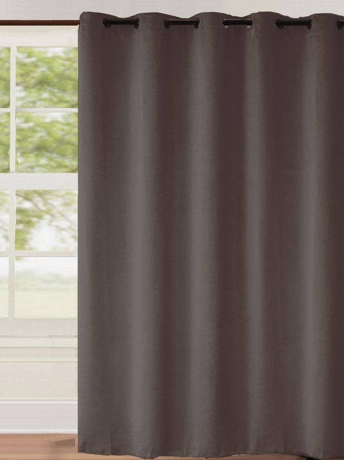 Cortina opaca lisa de gran anchura - Kiabi