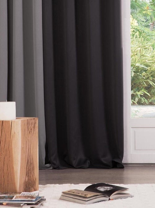 Cortina opaca lisa y elegante - Kiabi