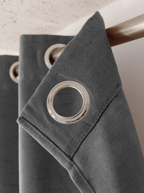 Cortina opaca lisa y roscada - Kiabi