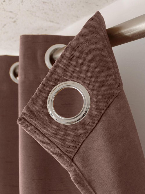 Cortina opaca lisa y roscada - Kiabi