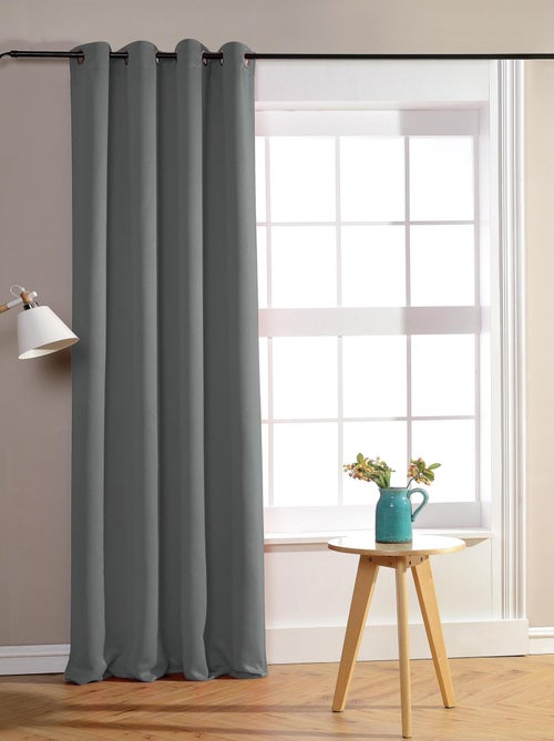 Cortina opaca para dormitorio y salón - Kiabi