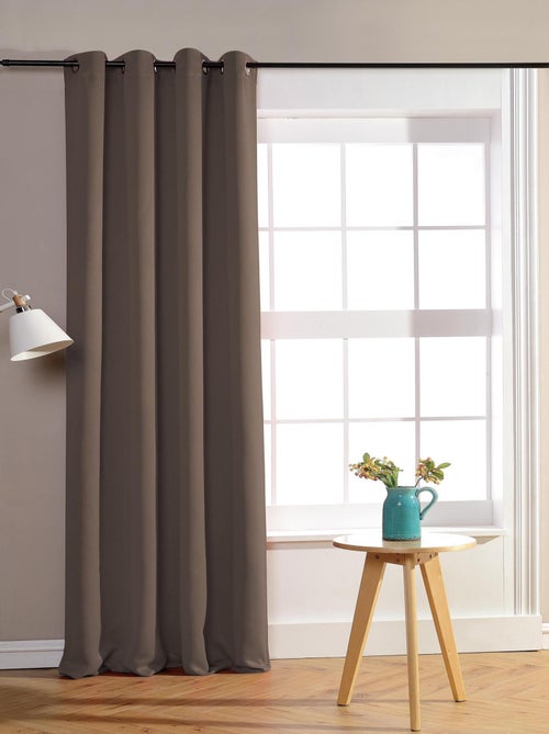 Cortina opaca para dormitorio y salón - Kiabi