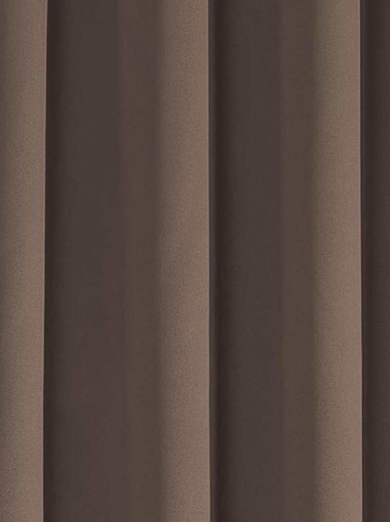 Cortina opaca para dormitorio y salón Taupe - Kiabi