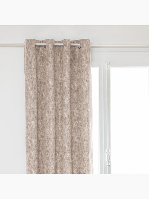 Cortina opaca pio beige 140x260cm - Kiabi