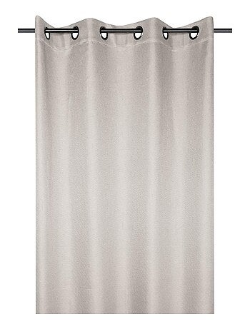 Cortina opaca y aislante con forro de polar