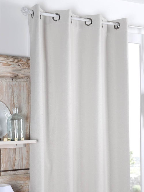 Cortina opaca y aislante con forro de polar - Kiabi