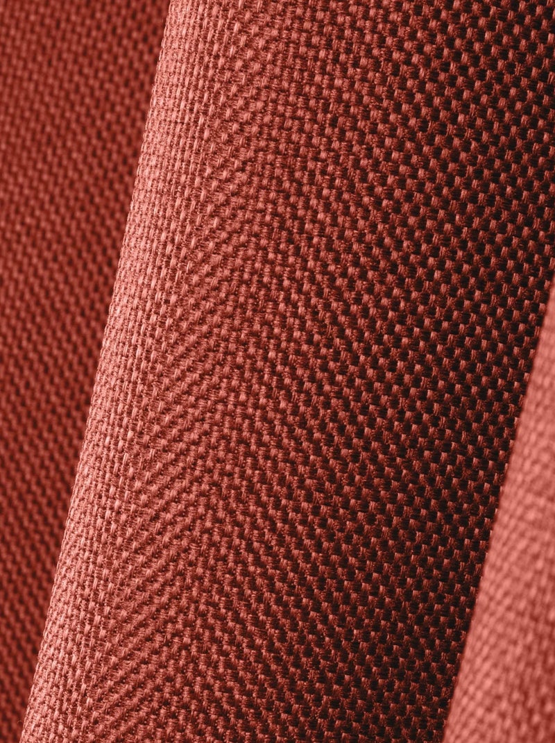 Cortina opaca y aislante con forro de polar Terracota - Kiabi