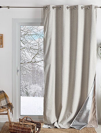 Cortina Opaca y Aislante Térmica Invierno/Verano