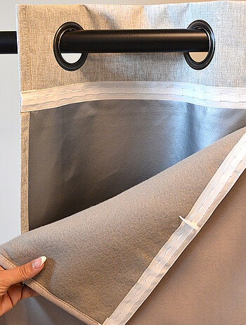 Cortina Opaca y Aislante Térmica Invierno/Verano