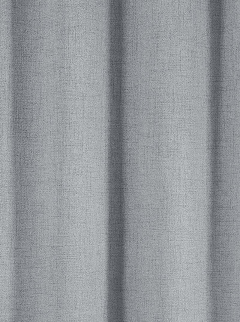 Cortina opaca y térmica Gris claro - Kiabi