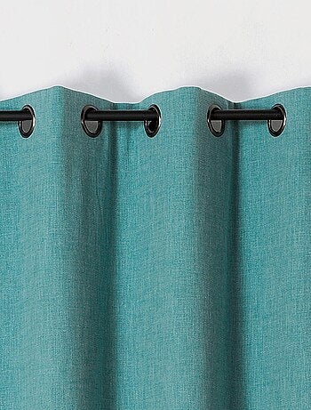 Cortina oscurecedora y aislante con efecto tejido