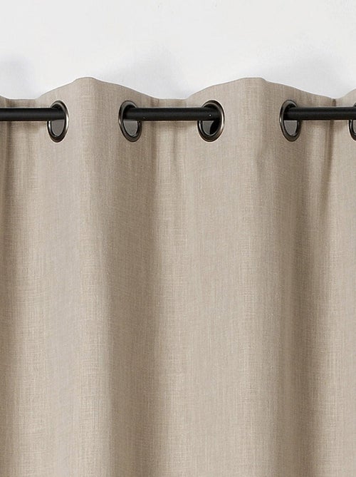 Cortina oscurecedora y aislante con efecto tejido - Kiabi