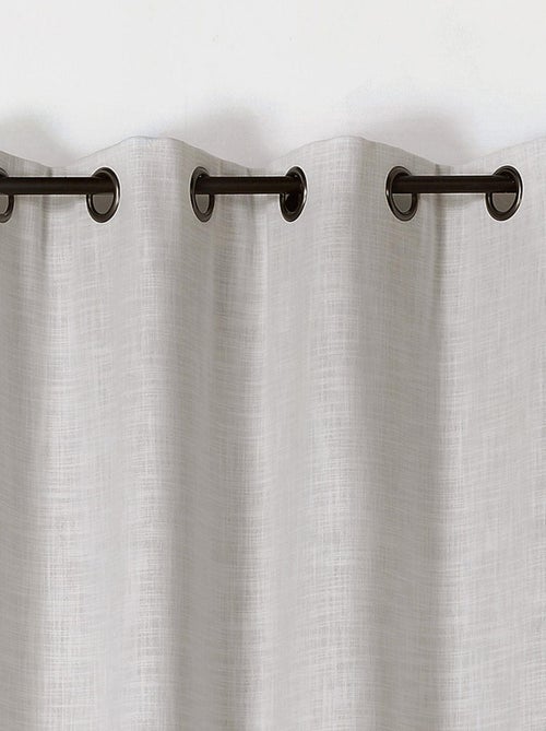 Cortina oscurecedora y aislante con efecto tejido - Kiabi