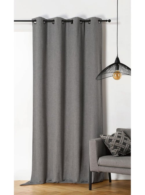 Cortina oscurecedora y aislante con efecto tejido - Kiabi