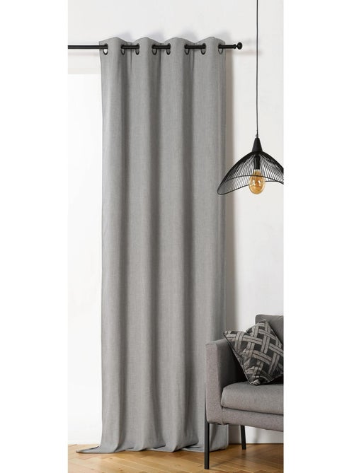 Cortina oscurecedora y aislante con efecto tejido - Kiabi