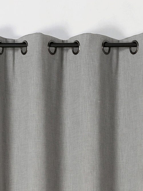 Cortina oscurecedora y aislante con efecto tejido - Kiabi