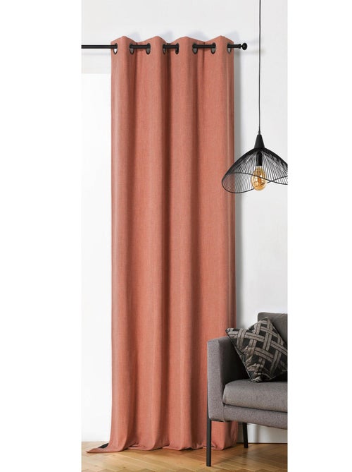 Cortina oscurecedora y aislante con efecto tejido - Kiabi