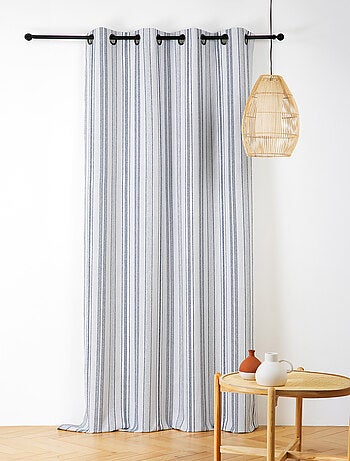 Cortina outdoor a rayas repelente al agua