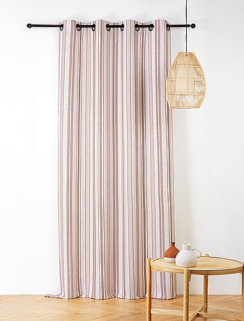 Cortina outdoor a rayas repelente al agua