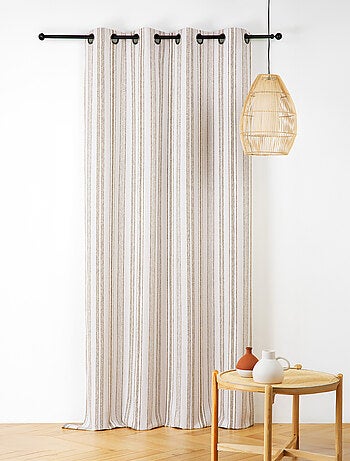 Cortina outdoor a rayas repelente al agua