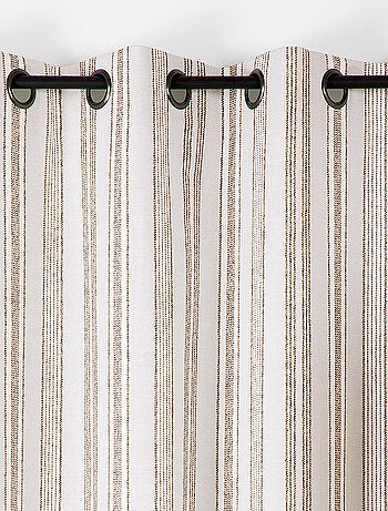 Cortina outdoor a rayas repelente al agua