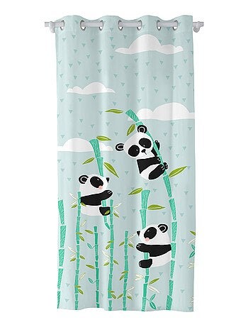 Cortina Panda garden blue "Happyfriday