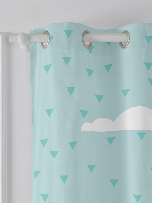 Cortina Panda garden blue "Happyfriday" - Kiabi