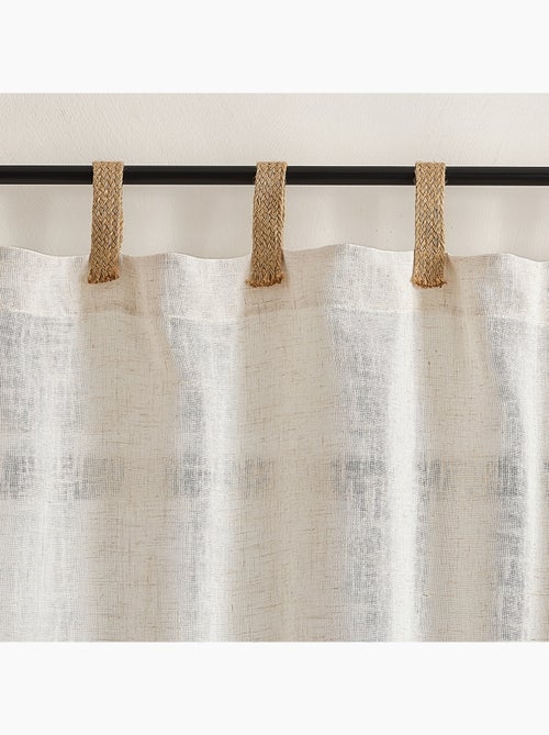 Cortina polilínea con patas de yute - Kiabi