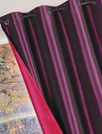 Cortina Reversible de Tafetán