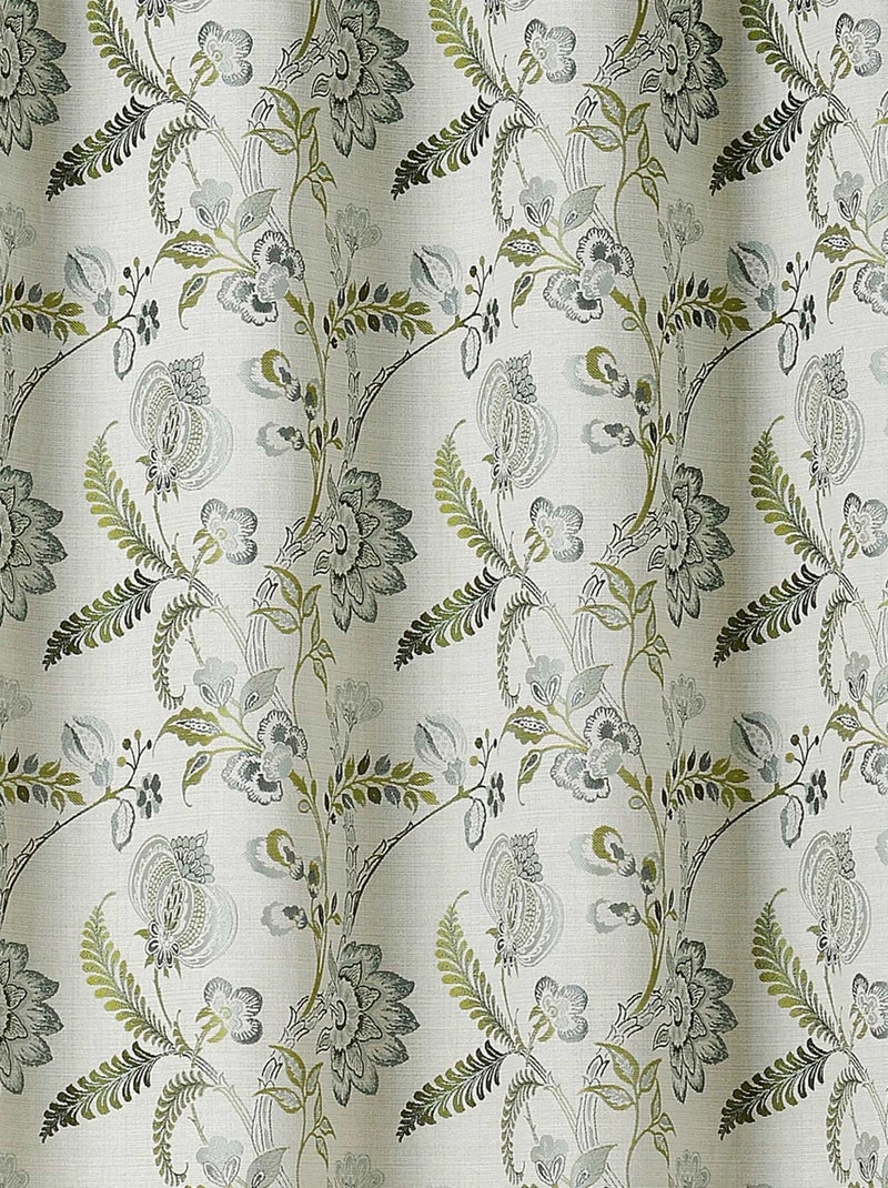 Cortina screen vintage floral Verde - Kiabi