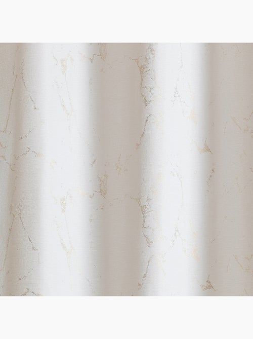 Cortina serigráfica estampada efecto mármol - Kiabi
