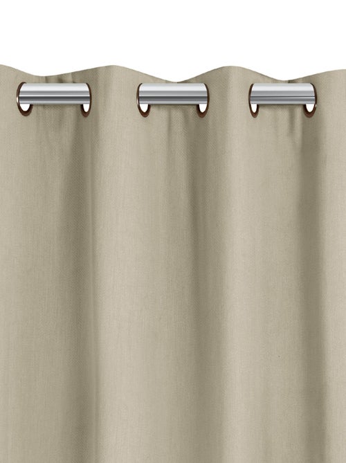 Cortina tamizado de lona lisa - Kiabi