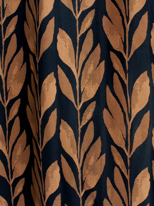 Cortina tamizante con estampado vegetal en algodón reciclado - Kiabi