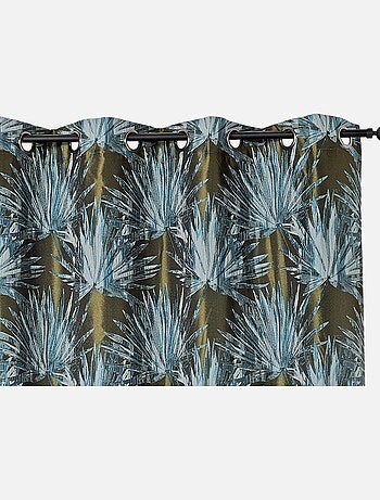 Cortina tamizante con hojas tropicales