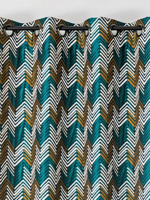 Cortina tamizante con impresiones étnicas - Kiabi