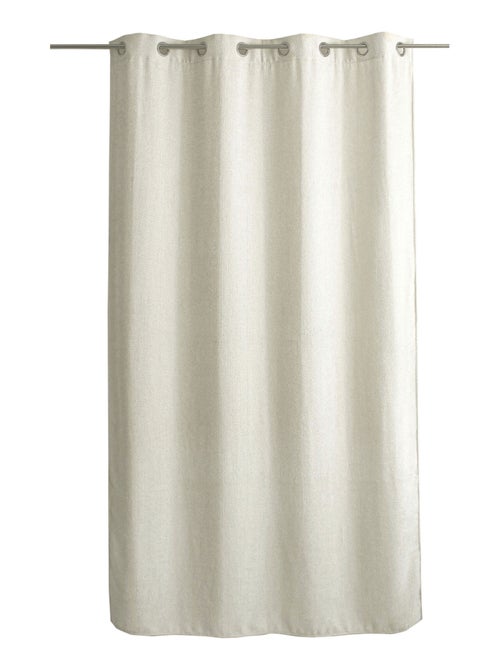 Cortina tamizante de terciopelo con efecto jaspeado - Kiabi