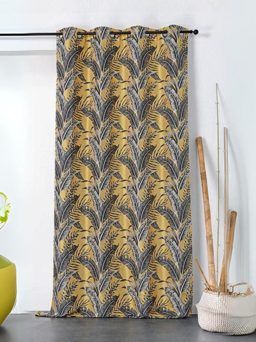 Cortina tendencia con impresiones exóticas - Kiabi